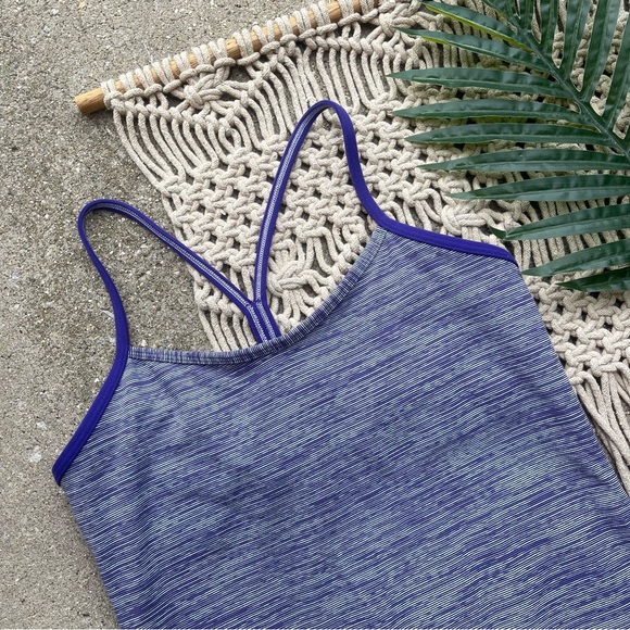 Lululemon Racerback Tank Top Size 8 - Power Y Space Dye - Picture 2 of 10